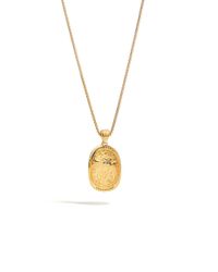 John Hardy | Metallic Classic Chain Oval Drop Pendant | Lyst