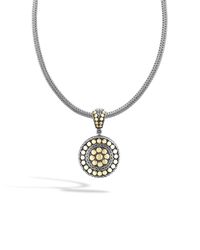 John Hardy | Gray Dot Small Round Enhancer | Lyst