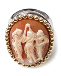 Amedeo | Metallic Cornelian Dancing Ladies Ring | Lyst