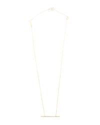 Hirotaka | Metallic Gossamer Diamond Bar Necklace | Lyst