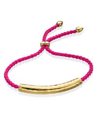 Monica Vinader | Red Esencia Friendship Bracelet | Lyst