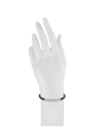 Emporio Armani | Gray Stainless Steel And Rubber Men's Bracelet for Men | Lyst