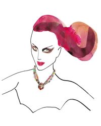 Shourouk - Multicolor Tabatha Necklace - Lyst