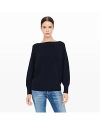 Club Monaco | Blue Sabiya Ribbed Sweater | Lyst