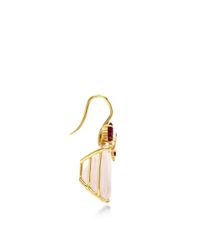 Sharon Khazzam | Pink One Of A Kind Rose Quartz Bee Earrings | Lyst