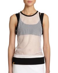 Monreal London | White Mesh Tank | Lyst