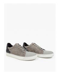lanvin grey sneakers