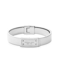 Michael Kors - Metallic Heritage Signature Metal Bangle - Lyst