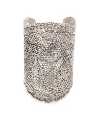 Aurelie Bidermann | Metallic Lace Cuff Silver | Lyst