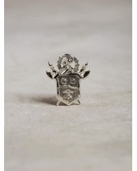John Varvatos | Metallic Silver Knight Lapel Pin for Men | Lyst