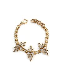 Lulu Frost - Metallic *new* Open Leaf Bracelet - Lyst
