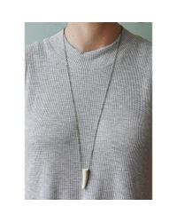 Spectrum | White Antler Necklace | Lyst