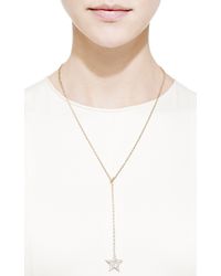 Janis Savitt | Metallic Diamond Star Necklace | Lyst