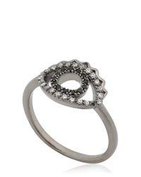 KENZO | Metallic Mini Eyes Ring | Lyst