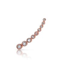 Anne Sisteron - Pink 14kt Rose Gold Diamond Shooting Star Ear Cuff - Lyst