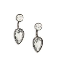 ABS By Allen Schwartz | Metallic Bitter Not Sweet Jewel Ear Jacket & Stud Earrings Set | Lyst