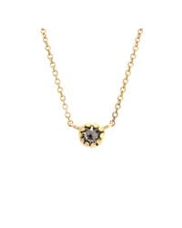 Satomi Kawakita | Metallic 18k Gray Diamond Necklace | Lyst