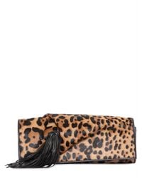 Christian Louboutin | Multicolor Eugenia Pony Leo Print Clutch | Lyst