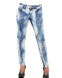 Dolce & Gabbana | Blue Stretch Denim Acid Wash Pretty Jeans | Lyst