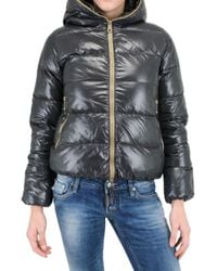 Duvetica | Gray Thia Shiny Nylon Down Jacket | Lyst