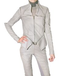 Gareth Pugh | Gray Multi Zip Leather Jacket | Lyst
