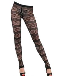 Kova & T | Black Lace Ballet Leggings | Lyst