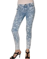 Kova & T | Blue Acid Wash Denim Katya Jeans | Lyst