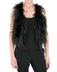 Manoush | Black Feather Bolero | Lyst