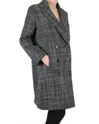 Metradamo | Black Structured Wool Coat | Lyst