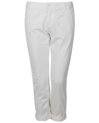 Current/Elliott | White Chino Pants | Lyst