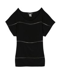 Erin Kleinberg | Black The Harlow Cropped T-shirt | Lyst