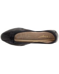 Ferragamo | Black Fun Patent Ballerina Flats | Lyst
