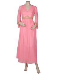 Leaves Of Grass | Pink Kensington Long Embroidered Kaftan | Lyst