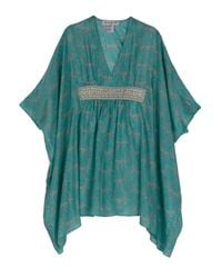 Paul & Joe | Blue Gladys Silk Kaftan Dress | Lyst