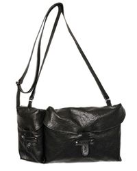Ann Demeulemeester | Black Lambskin Shoulder Bag | Lyst