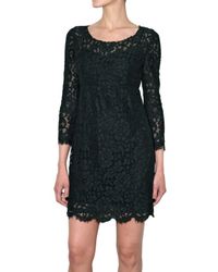 Dolce & Gabbana | Black Knee-length Dress | Lyst