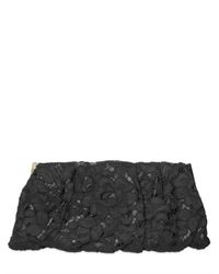 Dolce & Gabbana | Black Macramé Lace Clutch | Lyst
