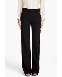 Helmut Lang | Black Smoking Wool Pants | Lyst