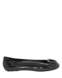 Jimmy Choo | Black Jelly Flats | Lyst