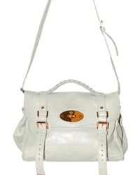 Mulberry | White Bayswater Ostrich-leather Bag | Lyst