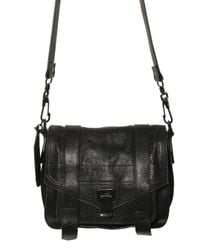 Proenza Schouler | Black Ps1 Pouch Lux Lamb Shoulder Bag | Lyst