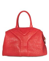 Saint Laurent | Red Lobster Pebbled Lambskin Easy Bag | Lyst