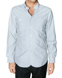 Brooks Brothers | Blue Double Pocket Oxford Shirt for Men | Lyst