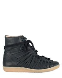 Damir Doma | Black Washed Horse Fringed Sneakers for Men | Lyst