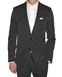 Dior Homme | Black Satin Cotton Suit for Men | Lyst