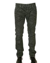 DSquared² | Black Glitter Slim Denim Jeans for Men | Lyst