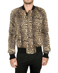 Givenchy | Multicolor Cotton Gabardine Bomber Jacket for Men | Lyst