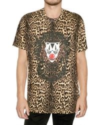 Givenchy | Multicolor Leopard Clown Oversized T-shirt for Men | Lyst