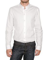 Givenchy | White Reversible Collar Poplin Shirt for Men | Lyst