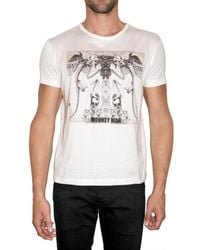 John Richmond | White Monkey Man T-shirt for Men | Lyst